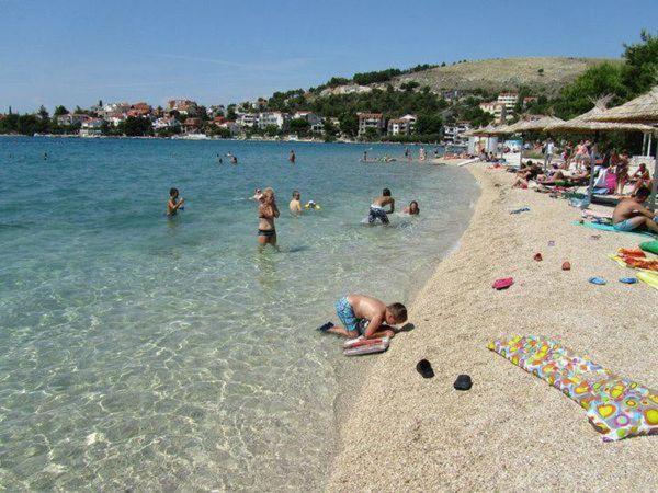 Braco Apartments By The Sea With A Sea View Zaboric Exterior foto